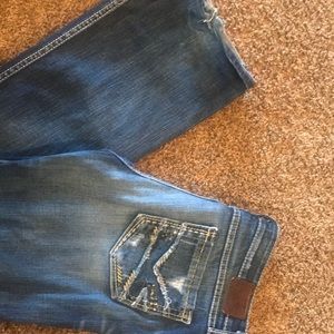Bke starlite boot cut jeans